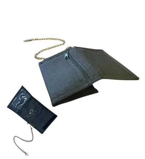 Гаманець з ланцюжком Solve портмоне black KT6000102