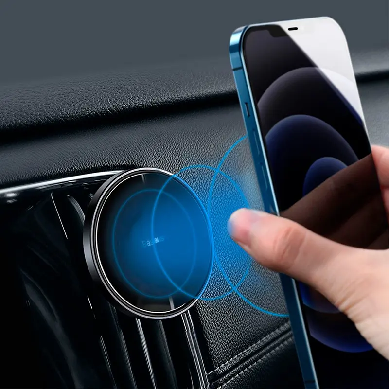 Автомобільний утримувач холдер Baseus Magnetic Car Mount SULD-01 Black - фото 6