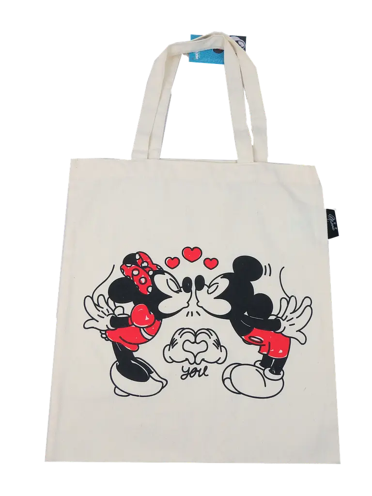 Еко сумка шопер для покупок Disney Mickey and friends Бежева - фото 3