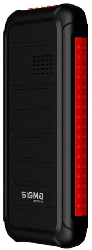 Мобiльний телефон Sigma mobile X-style 18 Track Dual Sim Чорний/Червоний - фото 2