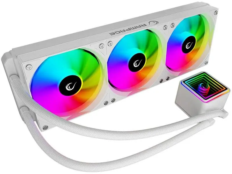 Водяне охолодження Rampage Infinite V360 ARGB White (INFINITEV360-WHITE) - фото 5