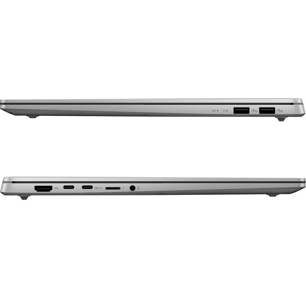 Ноутбук ASUS Vivobook S 15 M5506UA-MA055 15.6' 3K OLED, AMD R7-8845HS, 32GB, F1TB, UMA, noOS, Сріблястий (90NB1473-M002E0) - фото 8