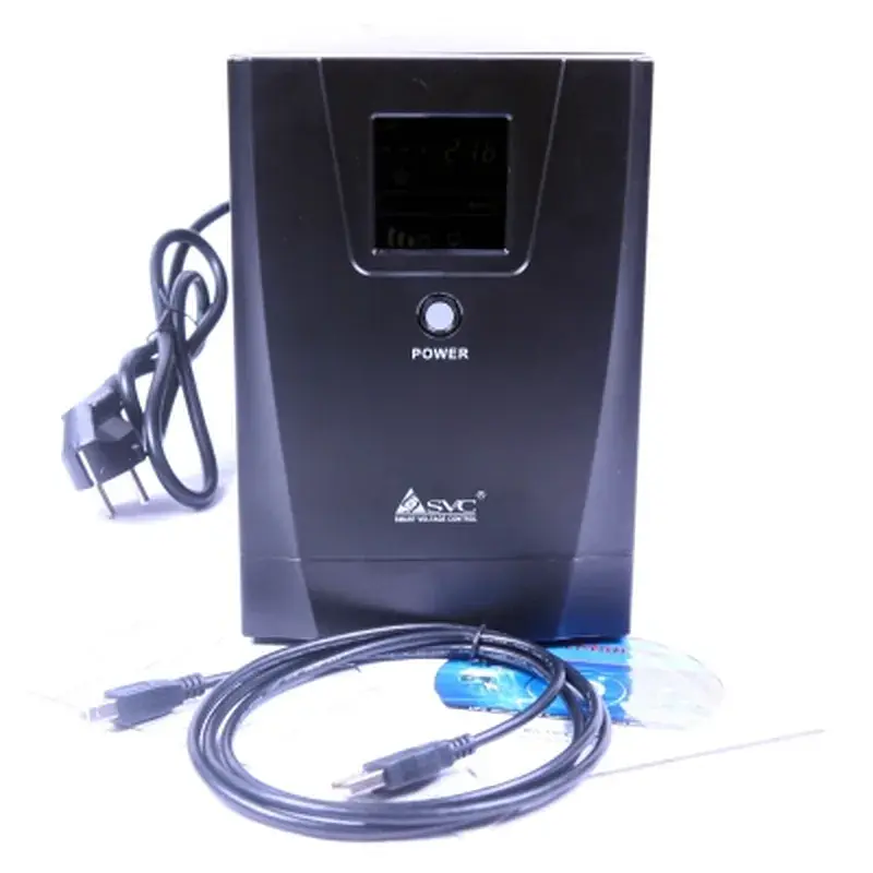 Пристрій безперебійного живлення SVC VP-3000-LCD 3000VA (VP-3000-LCD) - фото 4