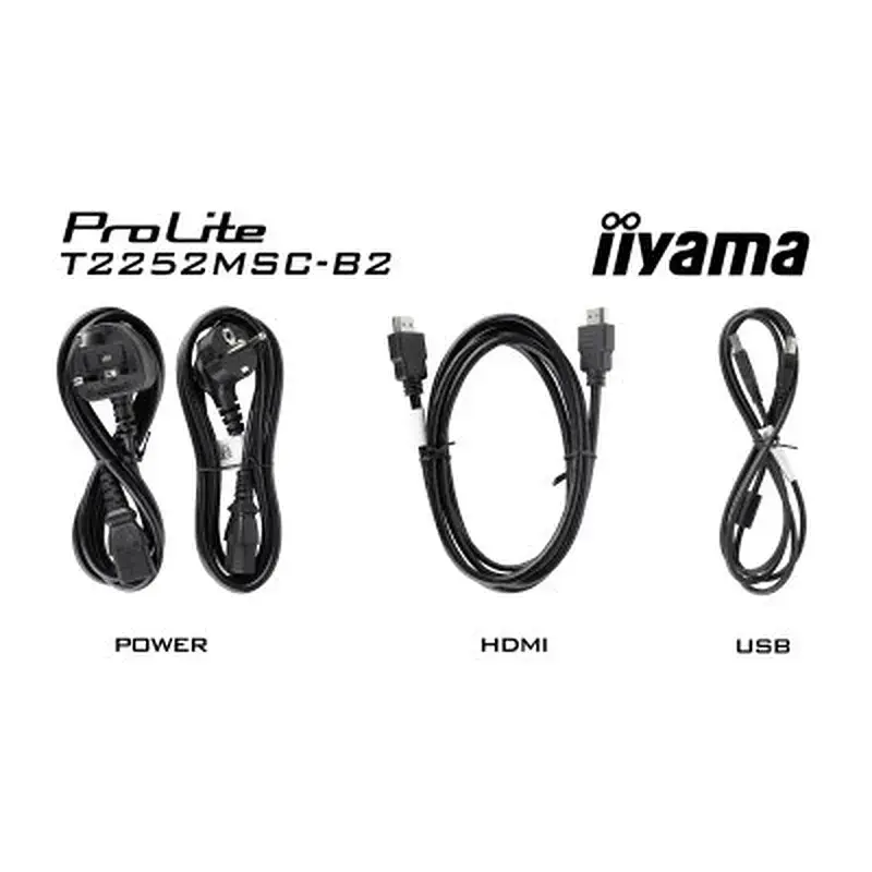 Монітор iiyama T2252MSC-B2 - фото 12