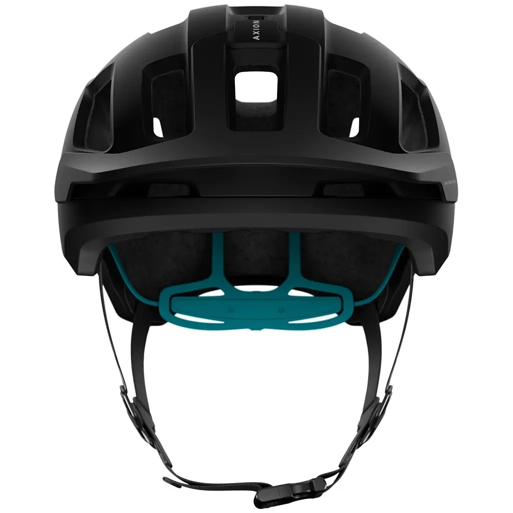 Велошлем Poc Axion Spin Black/Turquoise XS/S (1033-PC 107328276XSS1) - фото 2