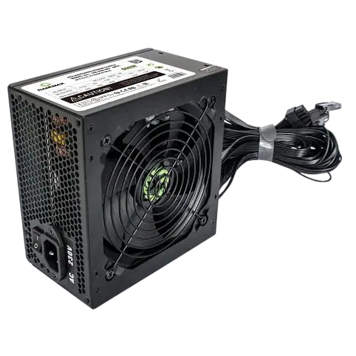 Блок живлення GameMax GM-600 APFC 600W 80+ Black (GM-600 80+ APFC Black) - фото 3