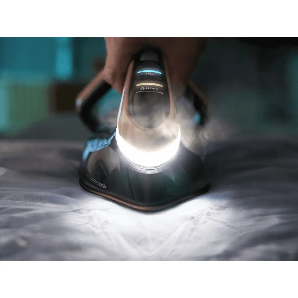 Утюг-парогенератор Tefal Pro Express Vision 3000 Вт черно-золотой (GV9823E1) - фото 5
