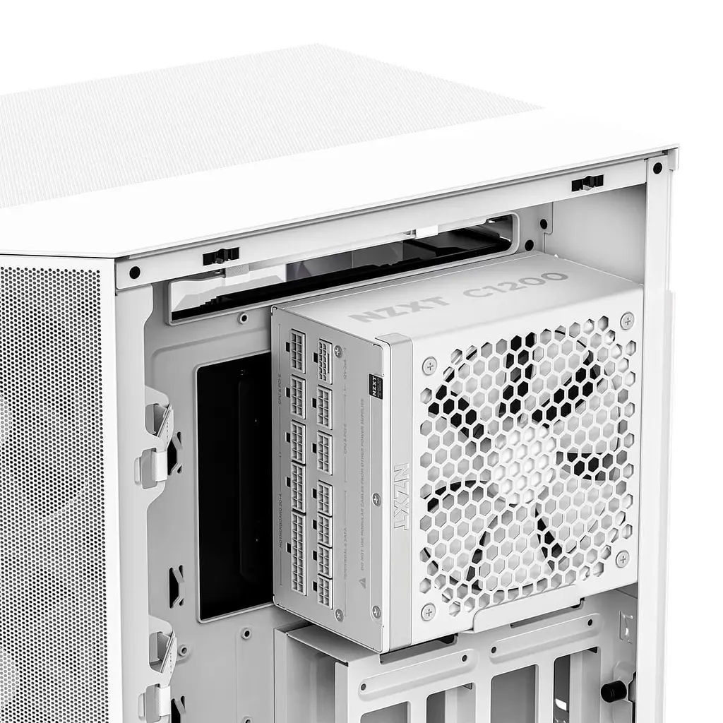 Блок живлення NZXT C1200W ATX 3.1 80+ Gold (PA-2G2BW-EU) White - фото 6