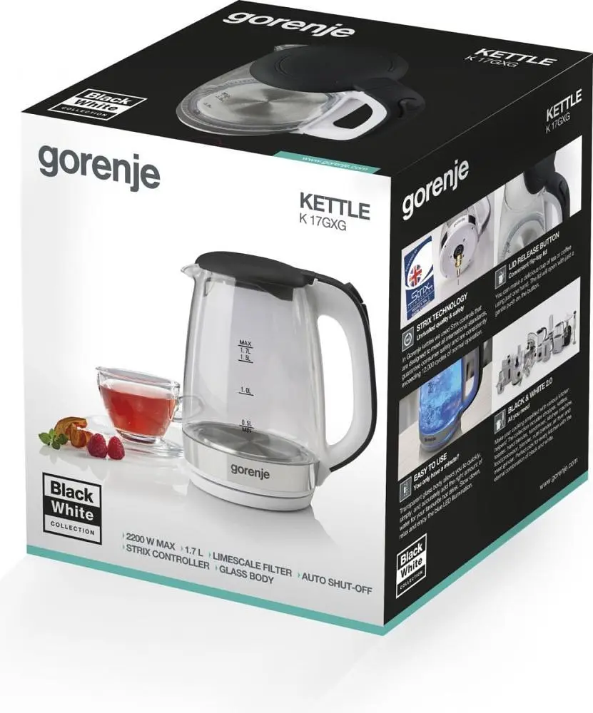 Электрочайник Gorenje (K17GXG) - фото 2