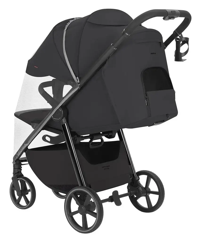 Прогулянкова коляска Carrello Bravo Lite CRL-5529 Piano Black з LED-підсвіткою - фото 6