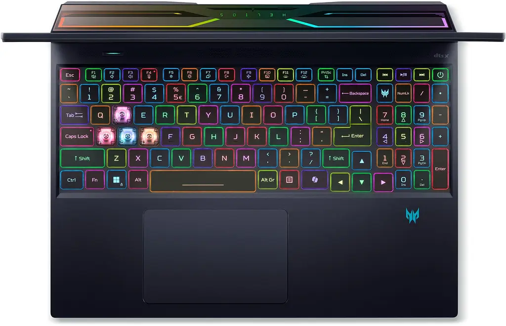 Ноутбук Acer Predator Helios 16 PH16-72 16' WQXGA, Intel i9-14900HX, 32GB, F1TB, NVD4070-8, Lin (NH.QR9EU.001) - фото 8