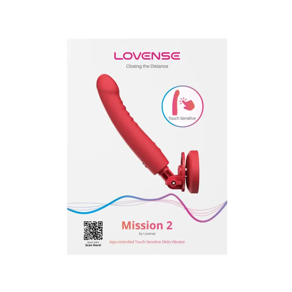 Вибратор Lovense Mission 2 27.2 см красный - фото 9