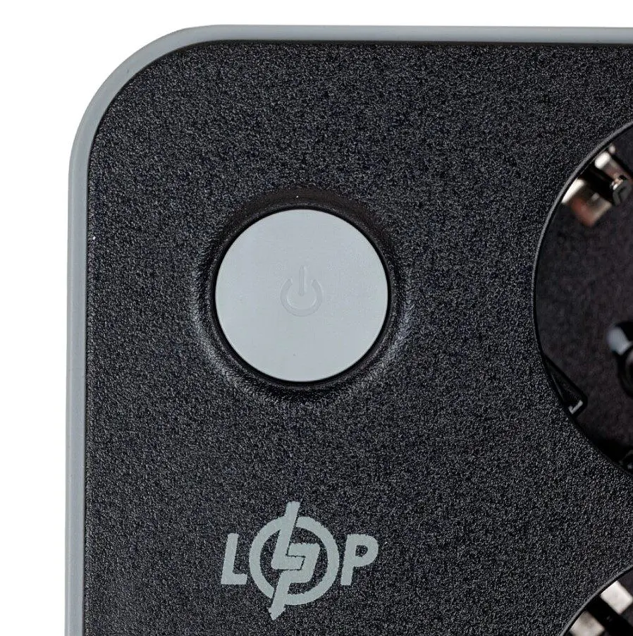 Сетевой фильтр-удлинитель LogicPower LPF24-USB6, 3x220V-2500W, 6xUSB-3.4A - фото 5