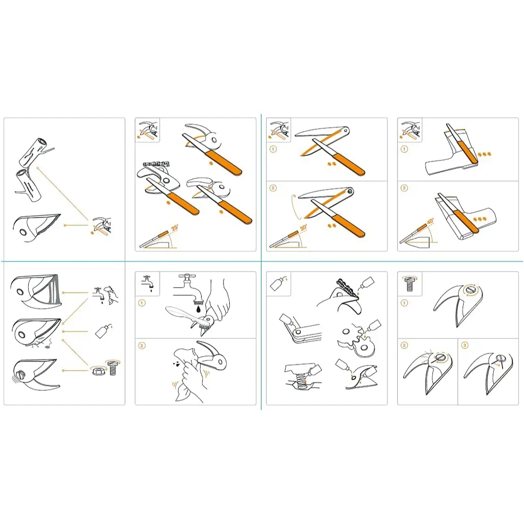 Комплект по догляду за інвентарем Fiskars (1001640) - фото 5