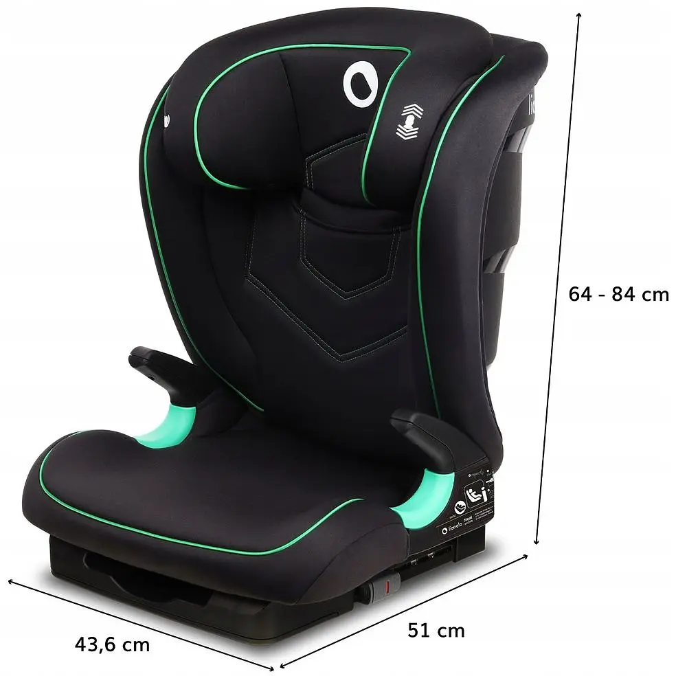 Автокрісло Lionelo Neal 15-36 кг Black Onyx - фото 6