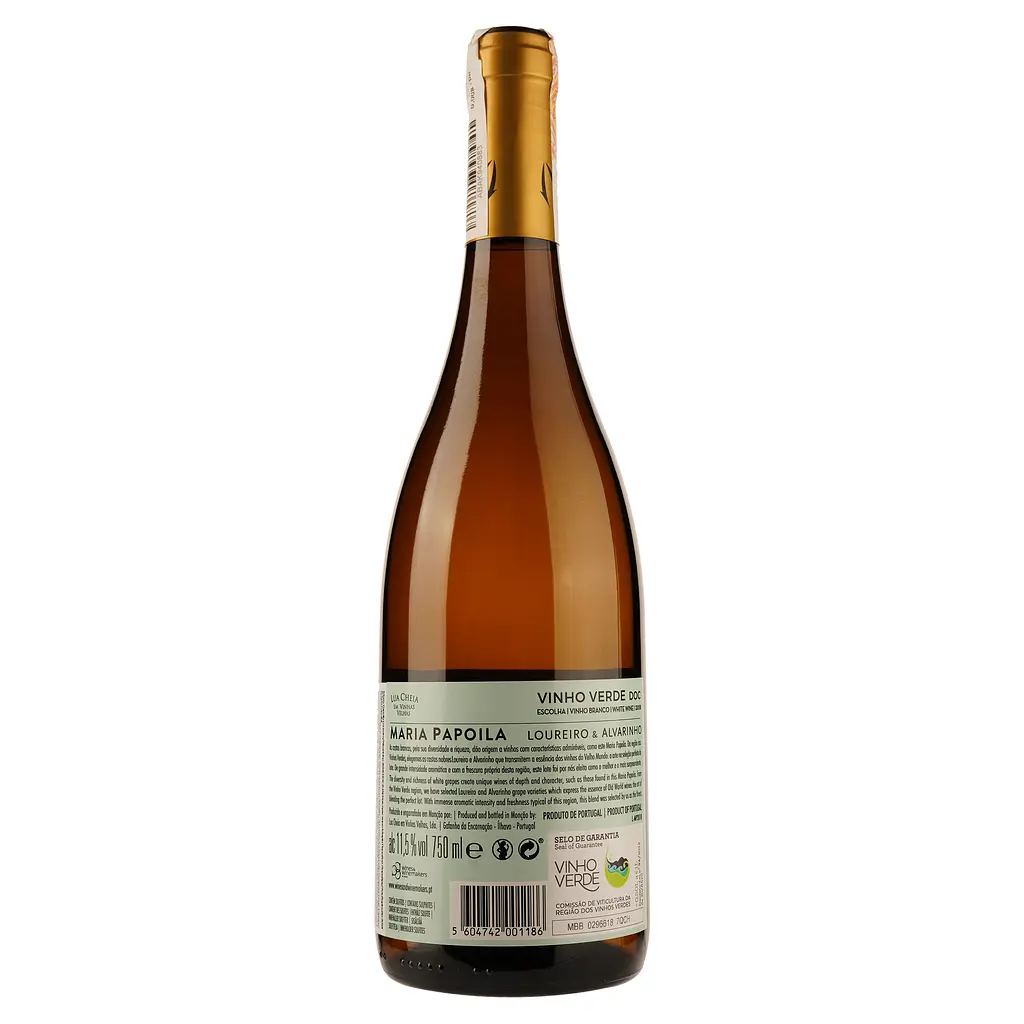 Вино Maria Papoila Loureiro/Alvarinho, белое, сухое, 0,75 л (ALR16110) - фото 2