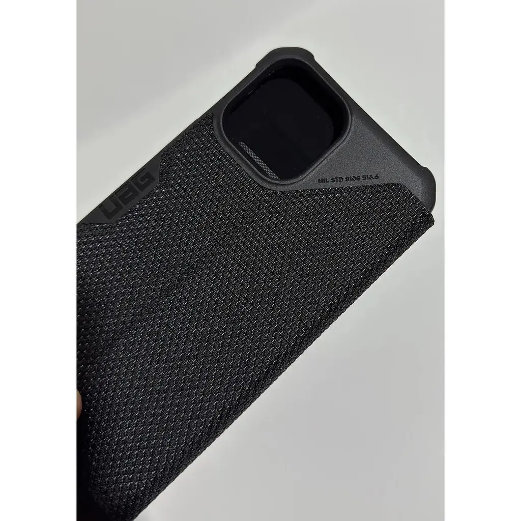 Оригинальный противоударный чехол книжка UAG Metropolis FIBR для iPhone 12 Pro Max (6.7") Black 112366113940 - фото 6