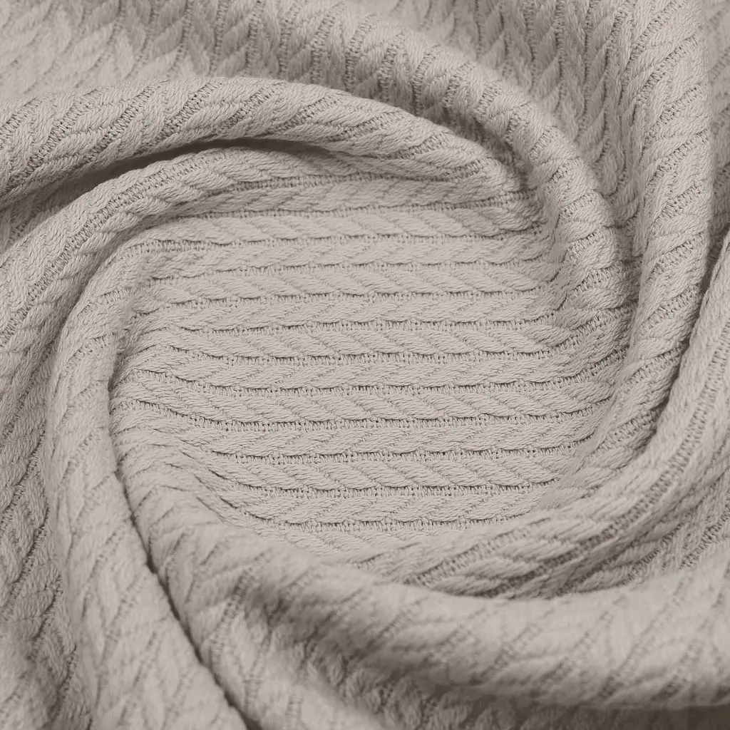 Плед покривало Cosas Almond Knitted Braid 240х260 см косичка (Blanket_62Almond_KnittedBraid_240x260) - фото 3