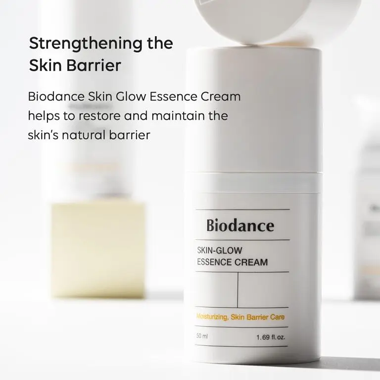 Зволожувальний крем для обличчя з керамідами Skin-Glow Essence Cream Biodance 50 мл - фото 2