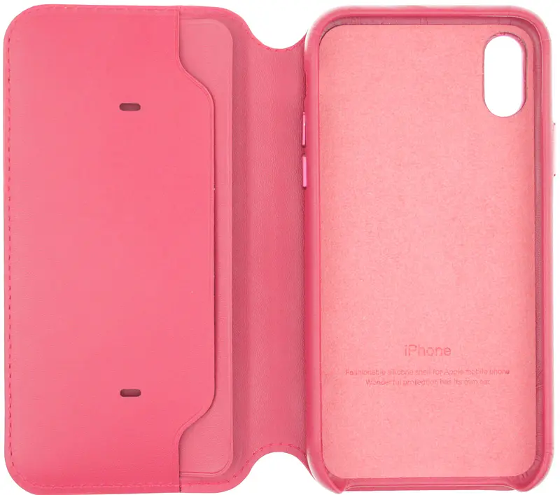 Чехол-книжка Apple Book Cover Case iPhone X Rose - фото 4