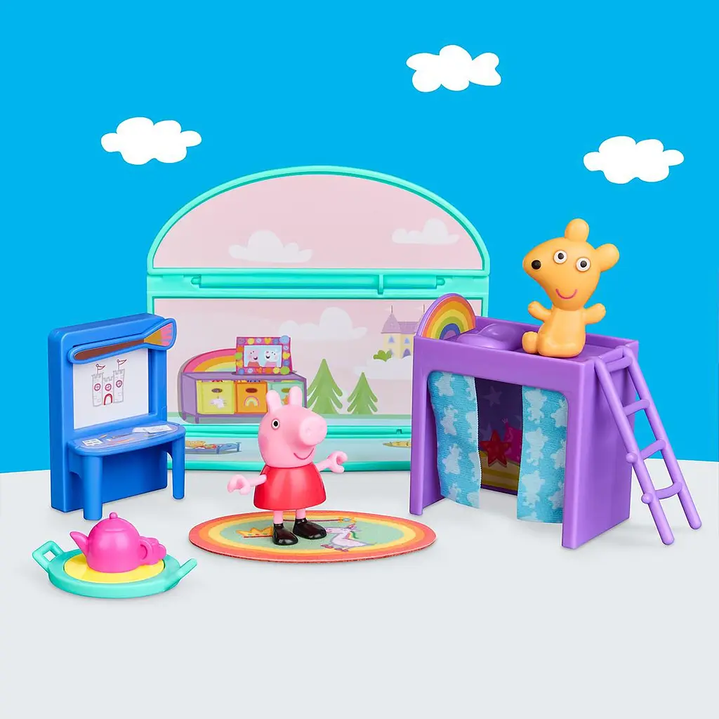 Ігровий набір PEPPA FIGURINES серії "Кімнати" – КІМНАТА ПЕППИ Peppa Pig G2834 - фото 6