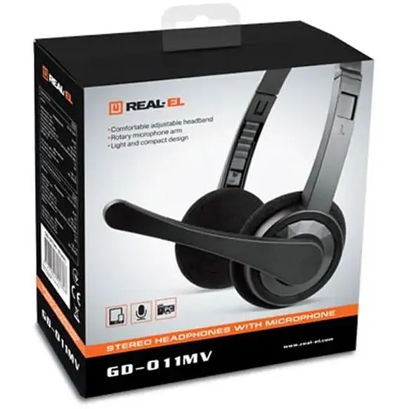 Гарнітура Real-El GD-011MV Black (EL124100022) - фото 3