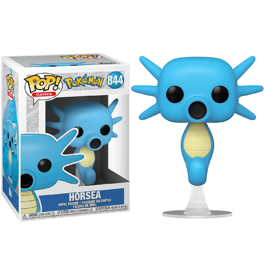 Фігурка Funko Pop Фанко Поп Покемони Покедекс Pokemon GO Horsea 10 см Game P P 844 - фото 2