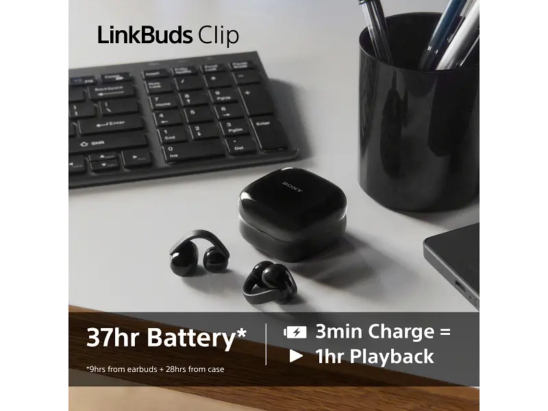 Навушники TWS Sony LinkBuds Clip Gray (WFLC900C.CE7) - фото 8