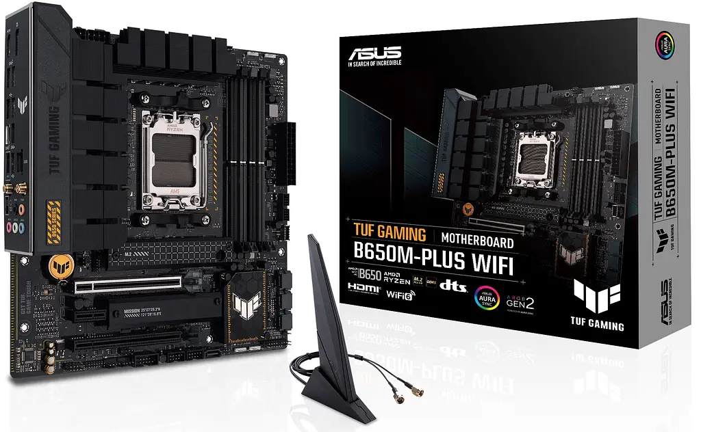 Материнcька плата TUF GAMING B650M-PLUS WIFI sAM5 B650 4xDDR5 M.2 HDMI DP Wi-Fi BT mATX Asus teh0019068 - фото 10