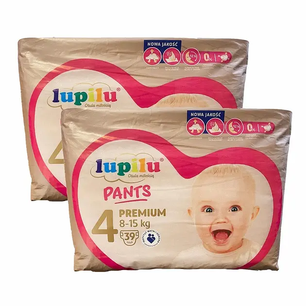 Підгузники - трусики Lupilu Premium Jumbo Bag 4 Maxi (8-15 кг), 78 шт