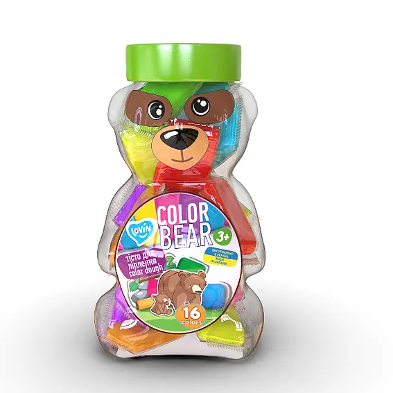 Набір тіста для ліплення "Color Bear" ТМ Lovin, розвивальний (41185)