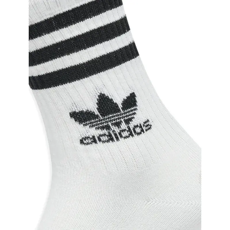 Шкарпетки Adidas Crew Sock 3str IL5023 білий сірий, чорний S (37-39) (4066762038404) - фото 6