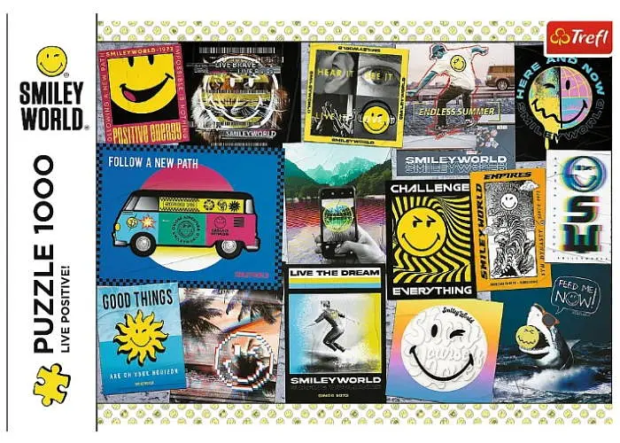 Пазл Trefl Позитивне життя колаж 1000 ел. (10729) - фото 2