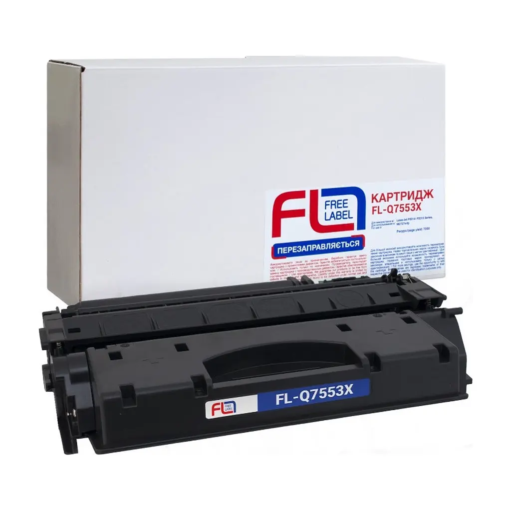 Картридж FREE Label HP 53X (Q7553X) (FL-Q7553X)