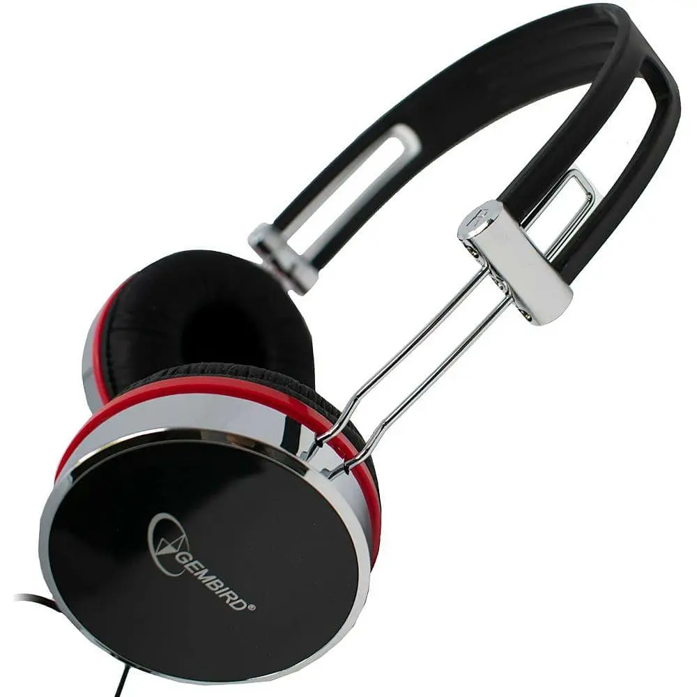 Навушники Gembird MHS-903 Black-Red-White (MHS-903) - фото 3