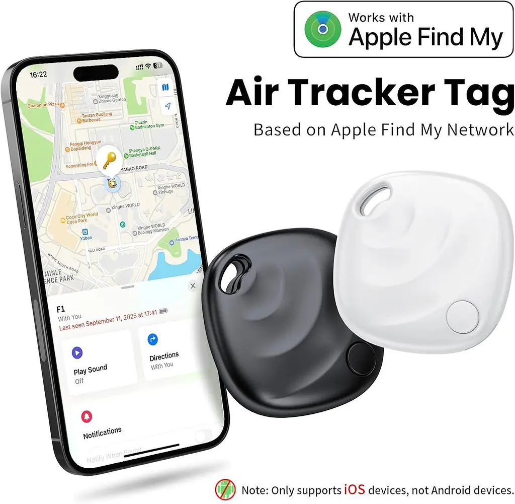 Bluetooth-трекери Hoxe для Apple Find My, комплект 4 шт з батарейками - фото 8