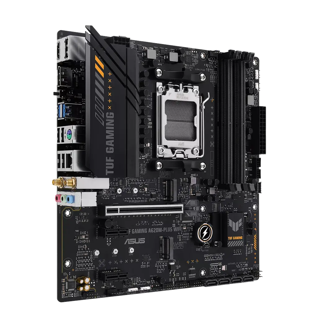 Материнська плата Asus A620M-Plus TUF Gaming Wi-Fi Socket AM5 (TUF GAMING A620M-PLUS WIFI) Б/В - фото 2