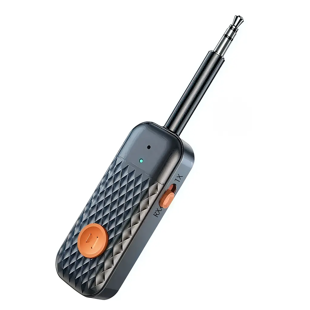 Bluetooth AUX адаптер BT-970 для колонки, навушників та авто до 10м