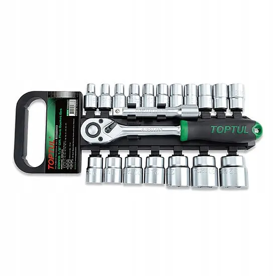 Набір головок з тріскачкою Toptul 1/2" 20од. 8-32мм GABB2001 - фото 2