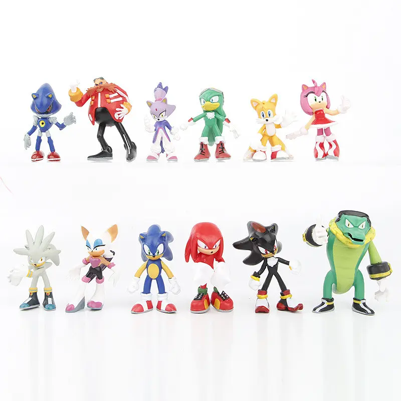 Іграшки Супер Сонік і його друзі Sonic The Hedgehog, 12 шт. - фото 2