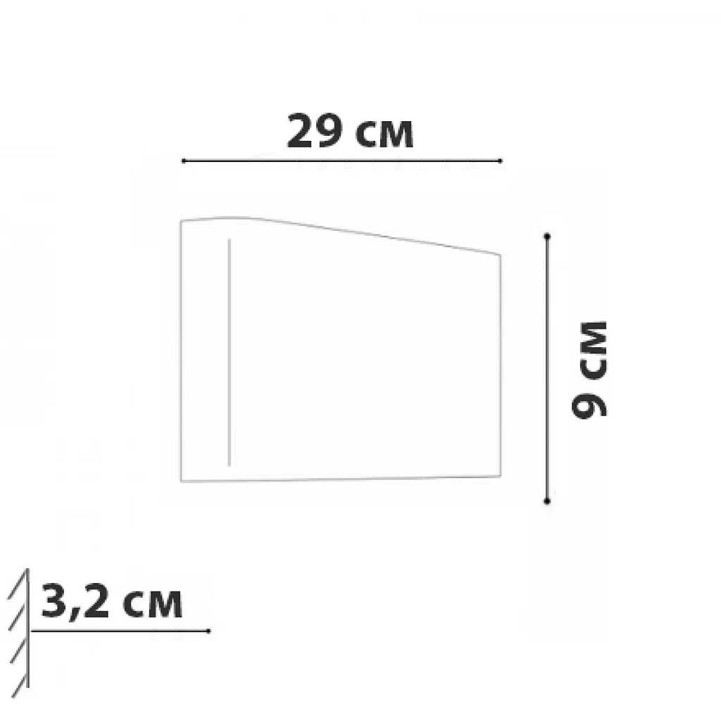 Бра Friendlylight Brick S White FL4073 - фото 3