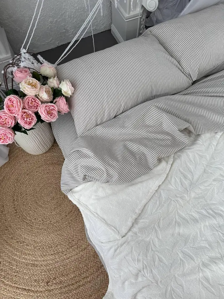 Покривало Zeintex Palermo махрове бавовняне молочне 200х300 см - фото 10