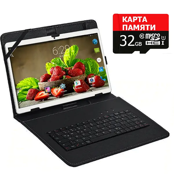 Планшет-телефон Adronix MT116 2GB RAM Silver + Чохол-клавіатура + Карта пам'яті 32GB - фото 2