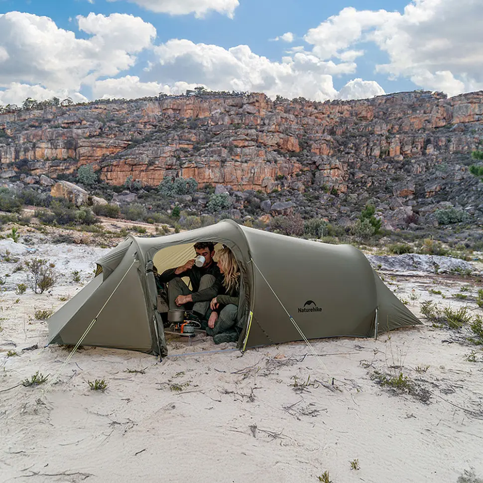 Намет двомісний Naturehike Opalus, UL, CNK2450WS036, темно-зелений - фото 9