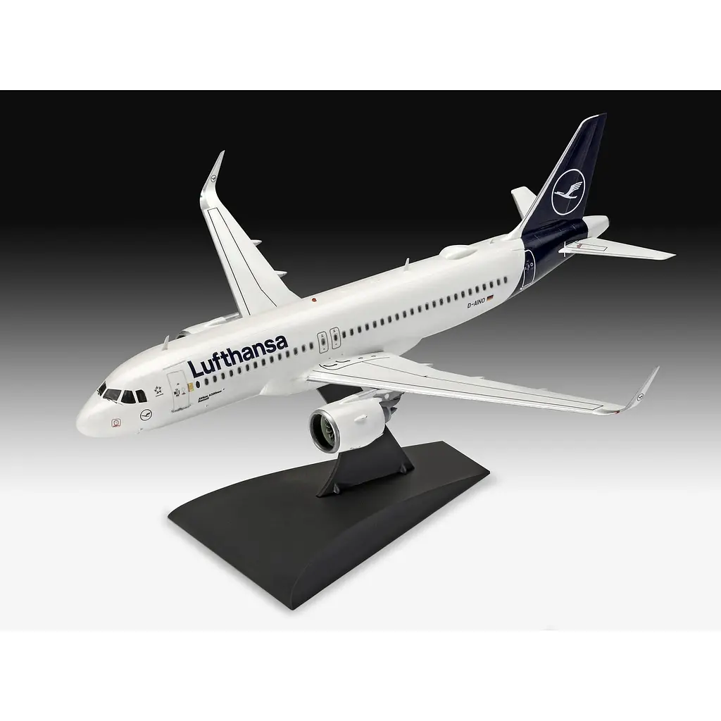 Збірна модель Revell Літак Airbus A321 Neo рівень 3 масштаб 1:144, 51 деталь (RVL-63942) - фото 3
