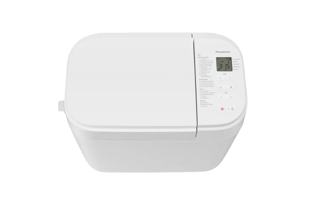 Panasonic Хлібопічка 550Вт програм-21 максиальна вага -1.25 кг форма-прямокутник пластик білий - фото 4