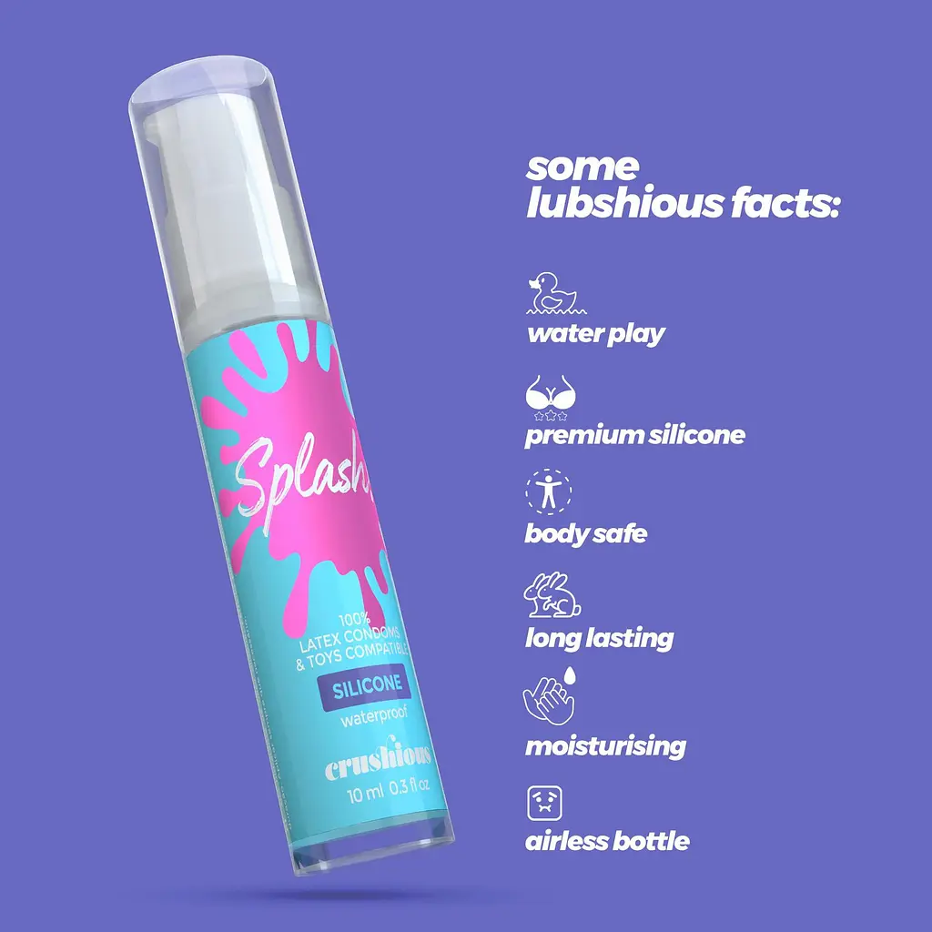Лубрикант на силіконовій основі Crushious Splash Silicone 10 мл - фото 5