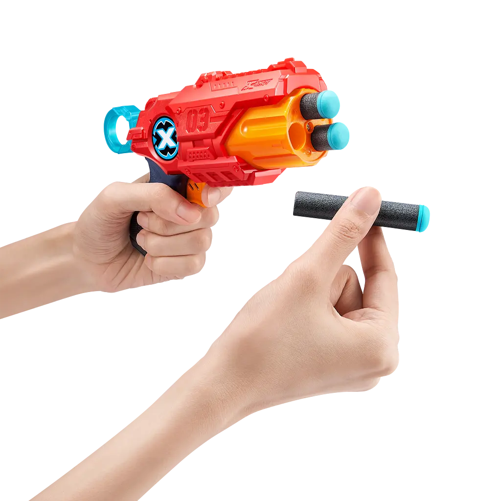 Набір швидкострільних бластерів Zuru X-Shot Red Excel MK 3 Double (36432R) - фото 2
