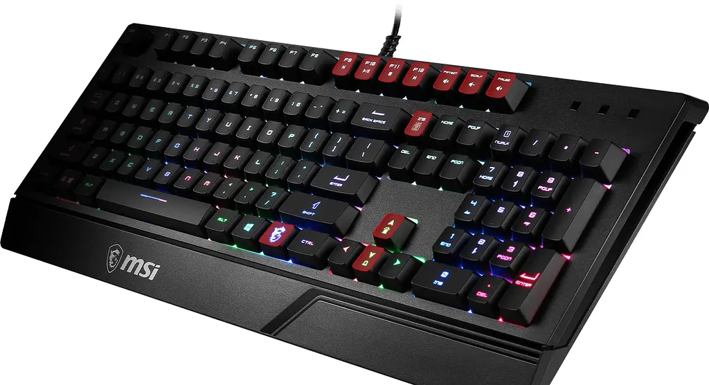 Клавіатура мембранна Vigor GK20 UA 104key, USB-A, EN/UKR/RU, ColorLED, чорний MSI teh0013864 - фото 10