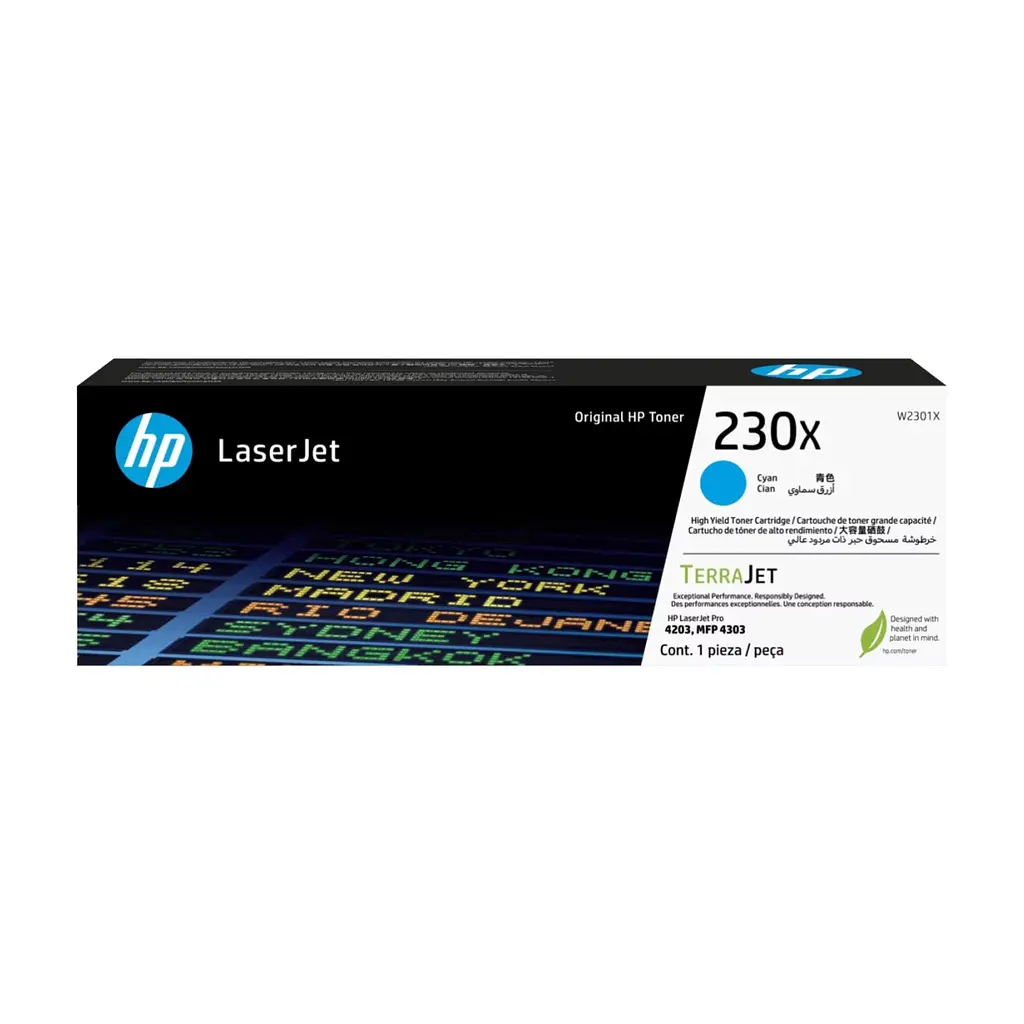 Картридж HP CLJ 230X Cyan 5.5K (W2301X)